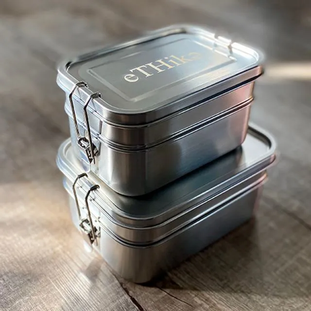Stainless Steel Lunchbox Double Layer 1350ml