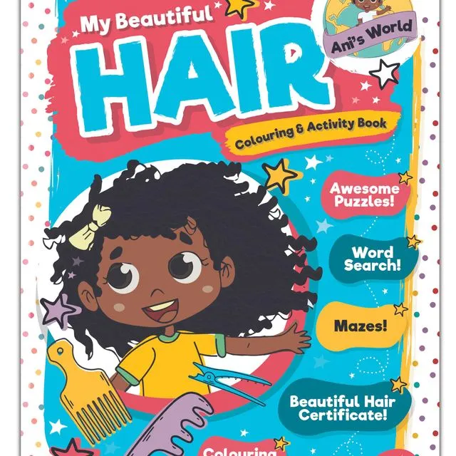 My Beautiful Hair - Activity and Colouring in book