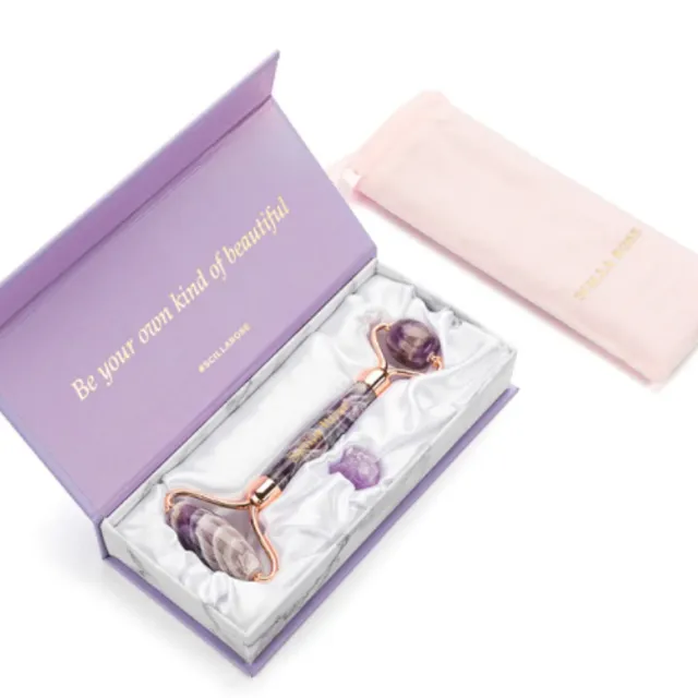 Amethyst Face Roller - Anti-Ageing & Beautifying Facial Massage Tool