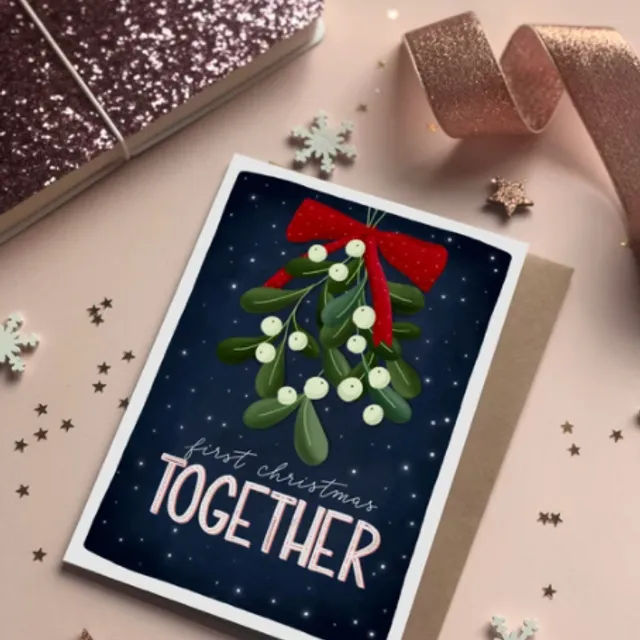 First Christmas together Christmas Card pack of 6