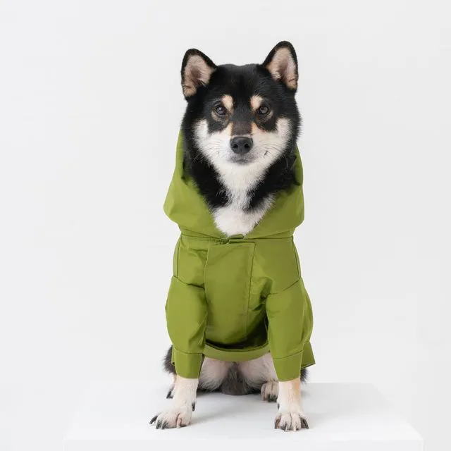 Adjustable Raincoat - Foliage Green