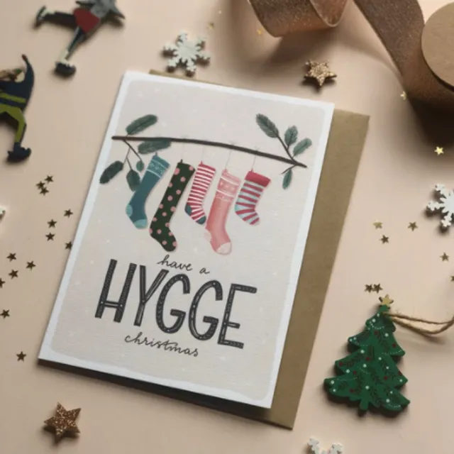 Hygge Christmas Card pack of 6