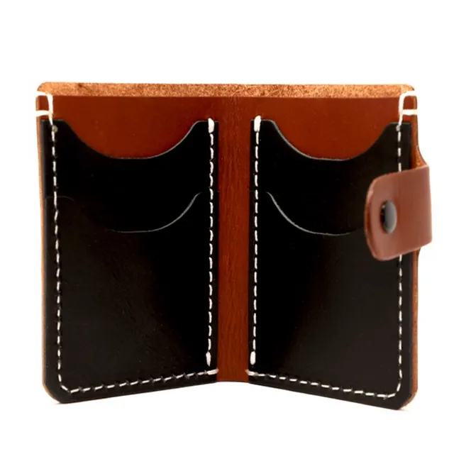 Snap Leather Wallet