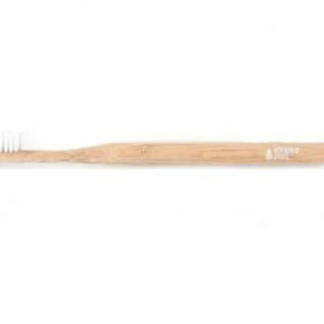 Hydrophil bamboo toothbrush (natural) (case of 12)