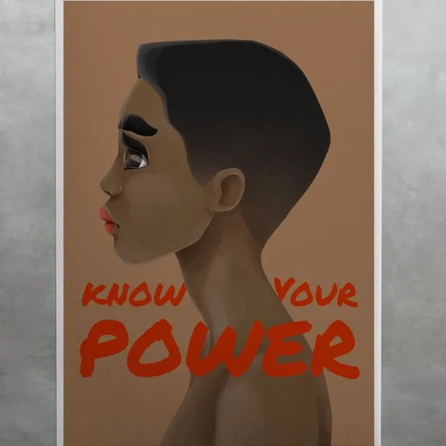 Know Your Power - Feminist Self Empowerment Wall Art