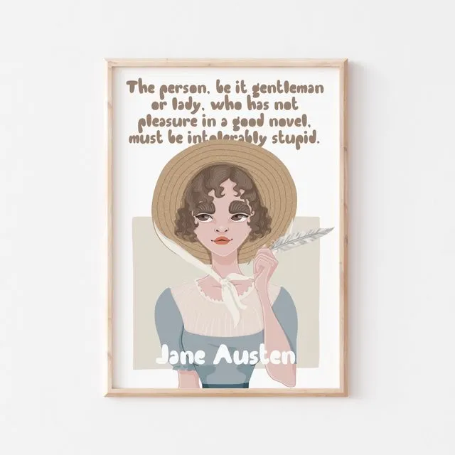 Jane Austen Wall Art