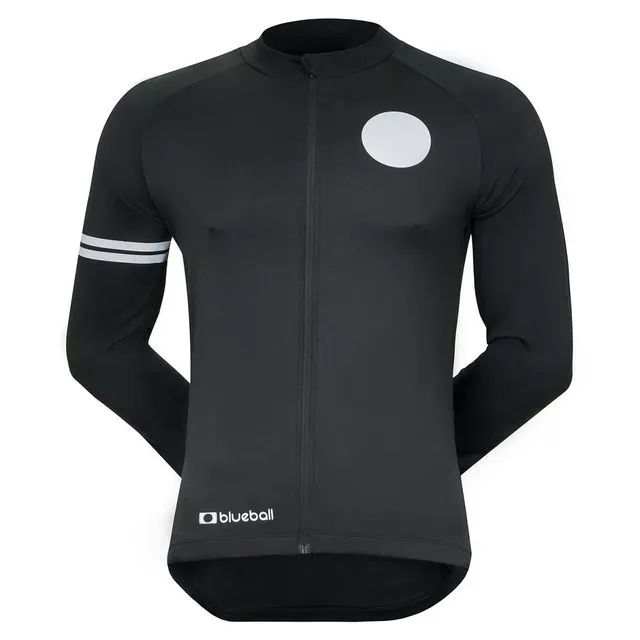 Black Long Sleeve Cycling Jacket