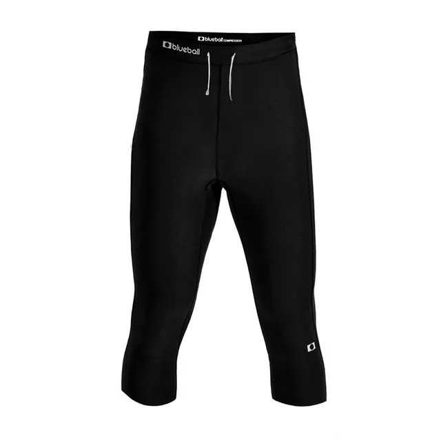 Black 3/4 Length Trousers With Side Pocket