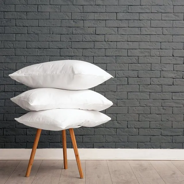 Soft Merino Wool Organic Cotton Pillow Superking size (90x50cm) - Pack of 5