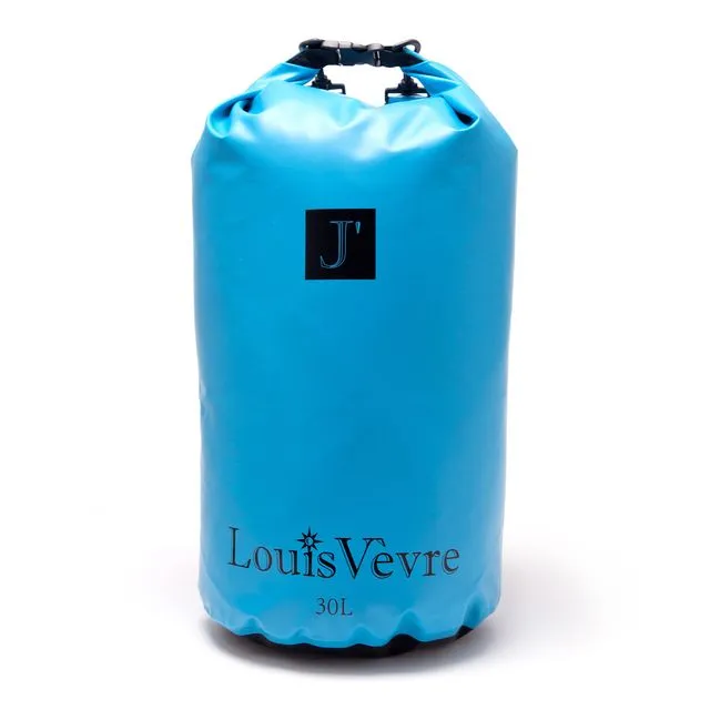 Cabourg 30 liter tube bag light blue black logo