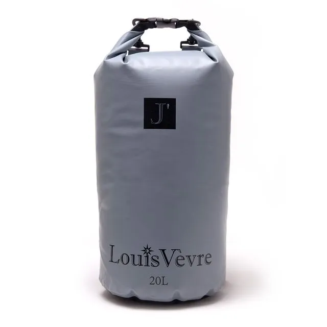 Cabourg 20 liter tube bag grey black logo