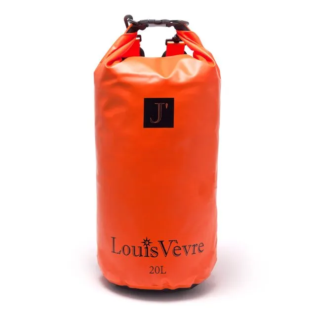 Cabourg 20 liter tube bag orange black logo