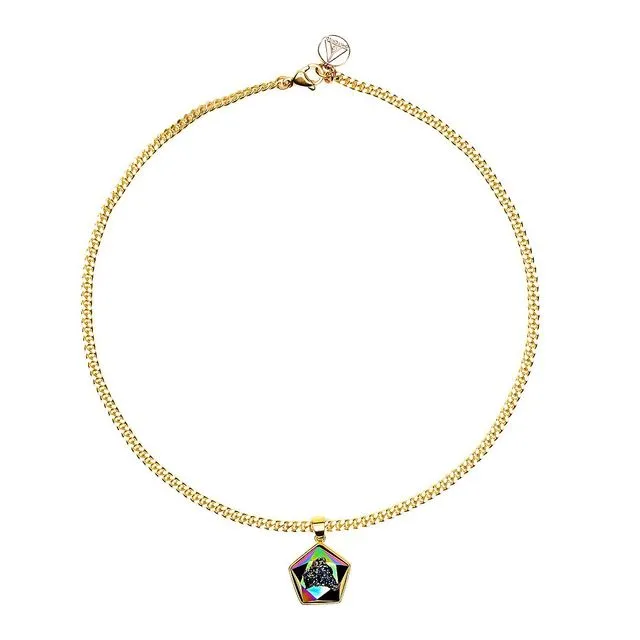 Pentalpha Quartz Crystal Necklace