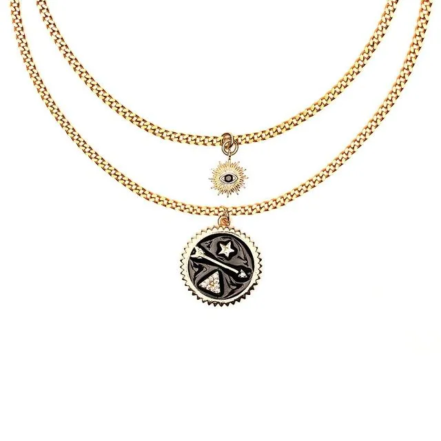 The Secret Society Of Sun Ra Double Layered Necklace