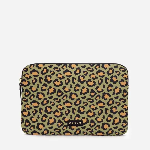 Olive Leopard iPad Sleeve