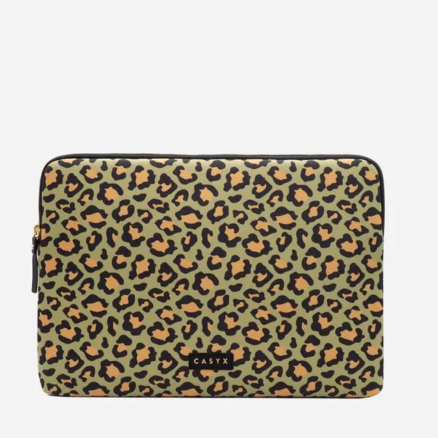 Olive Leopard Laptop Sleeves