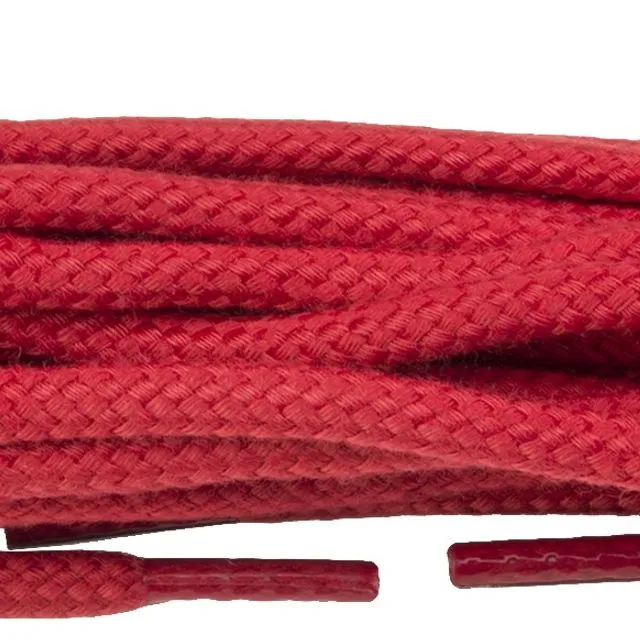 Red 75cm Cord Round Laces