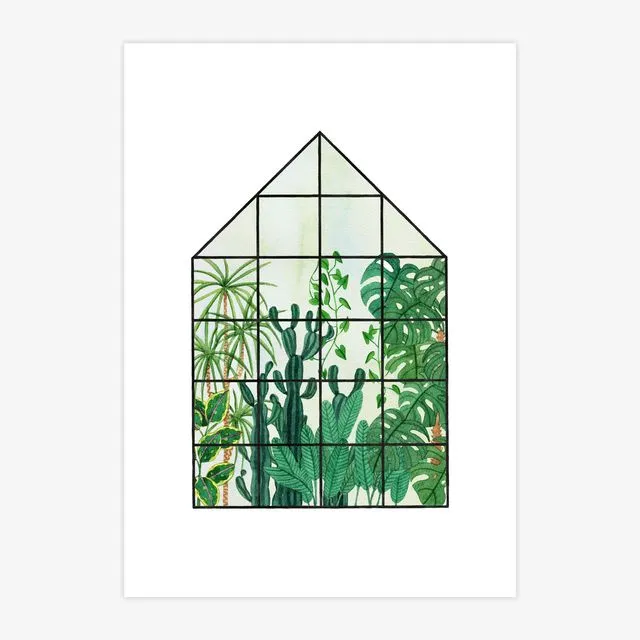 Tropical House A3 Print