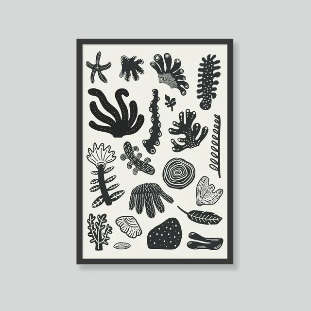 Coastal Flora Art Print