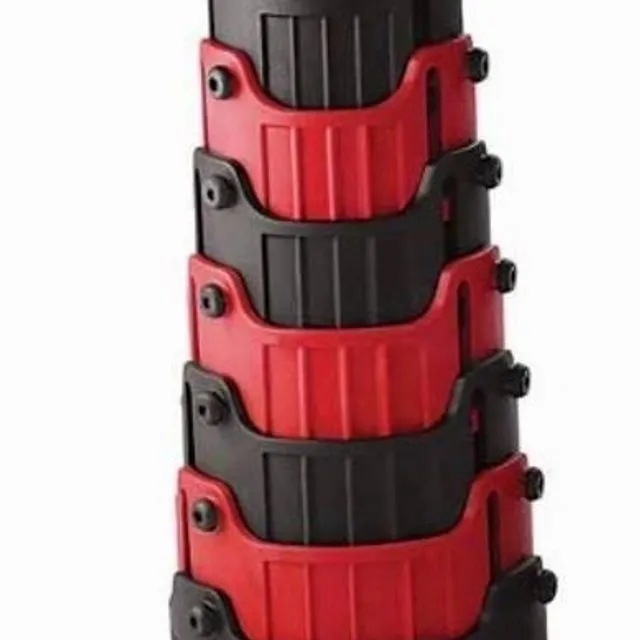 Telescopic Compact Folding Stool - Red