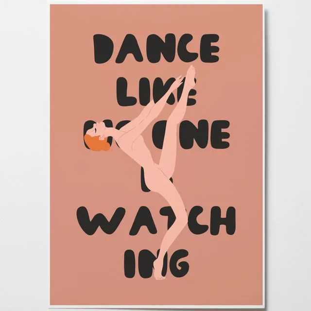 Dance Like No One is Watching (Red Hair)