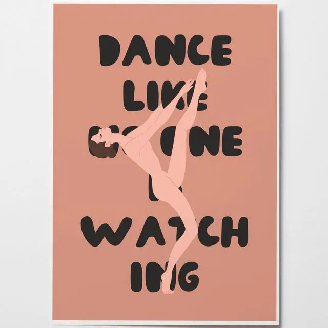 Dance Like No One is Watching (Brunette)
