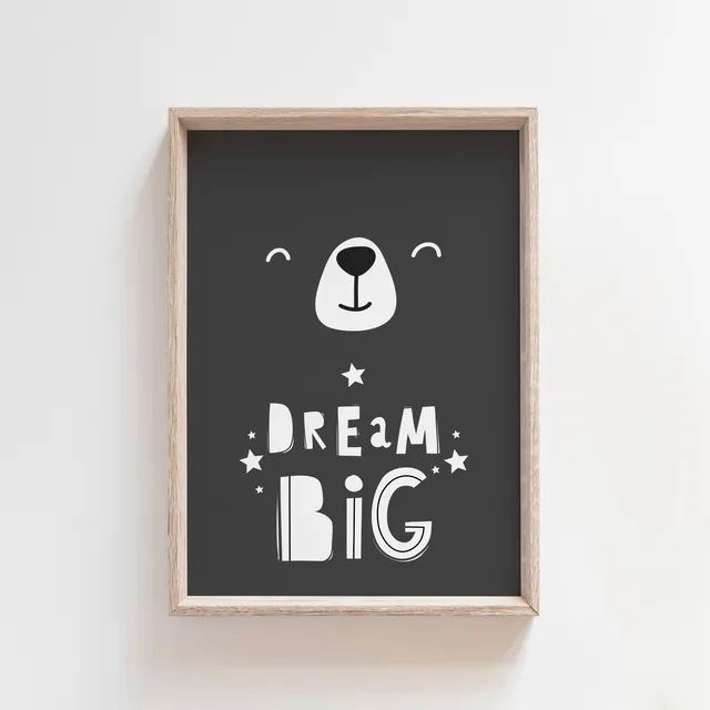 Dream Big Nursery Print