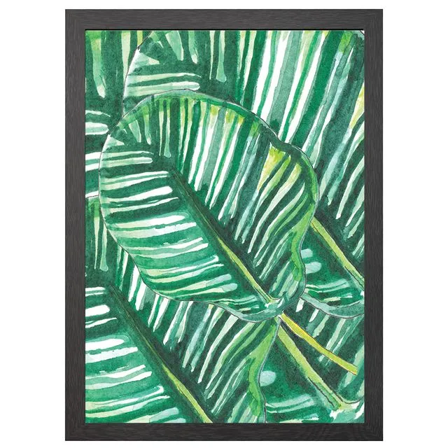 A2 FRAMED POSTER JUNGLE LEAFS