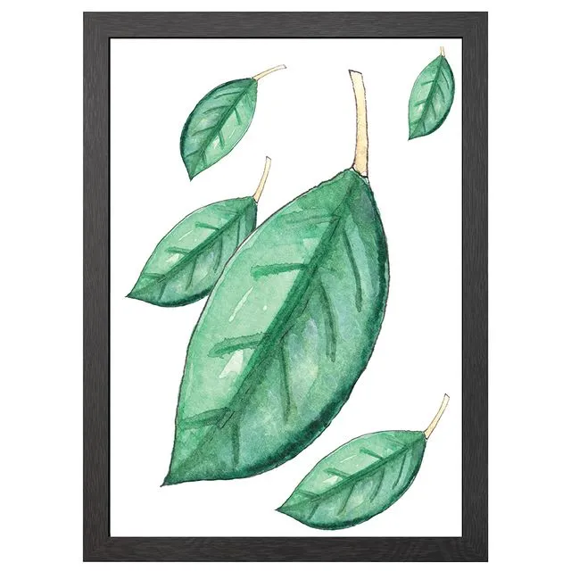 A2 FRAMED POSTER FALLING LEAFS