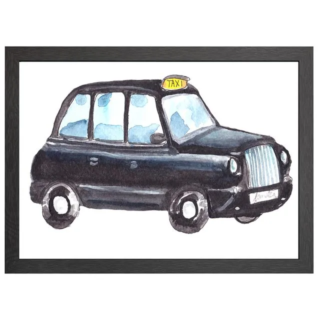A2 FRAMED POSTER TAXI