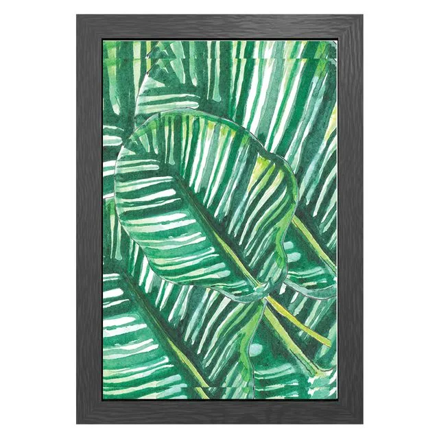 A3 FRAMED POSTER JUNGLE LEAFS