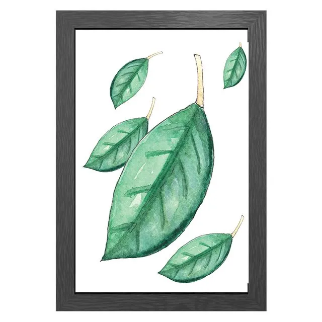 A3 FRAMED POSTER FALLING LEAFS