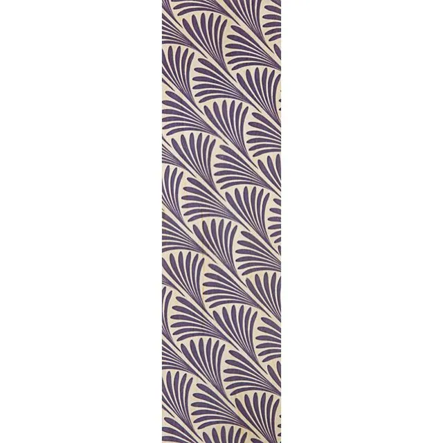 Wood bookmark 'Purple palms"
