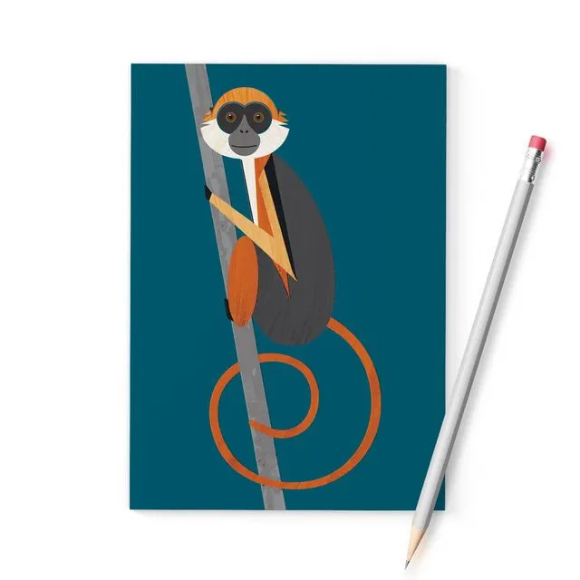 Red Colobus Monkey A6 Notebook