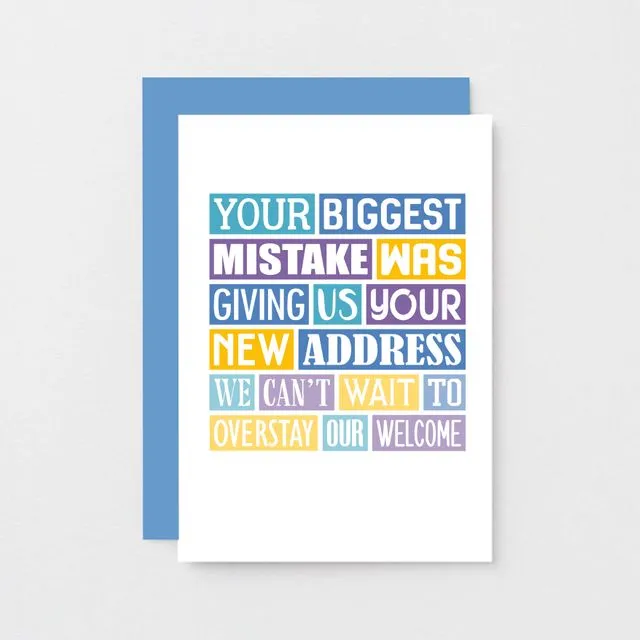 Biggest Mistake New Home Card | SE0316A6