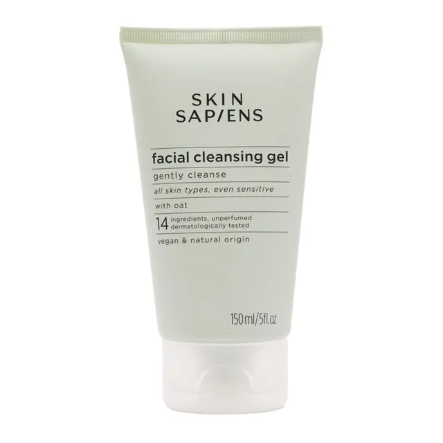 SKIN SAPIENS facial cleansing gel / gently cleanse x 6
