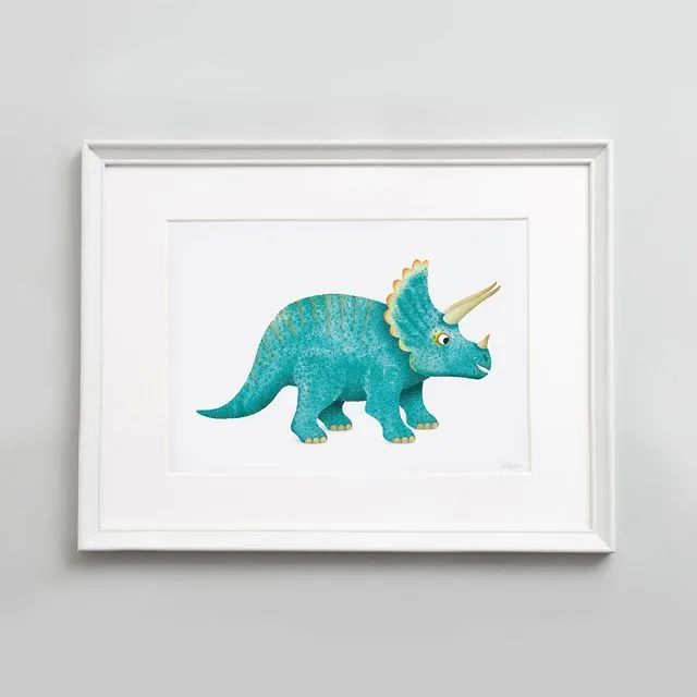 Triceratops Wall Art