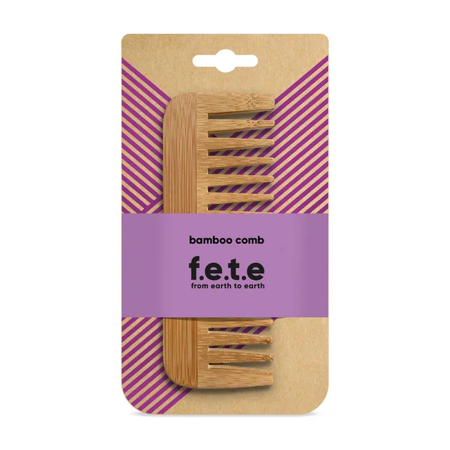 f.e.t.e | Wide Toothed Bamboo Comb