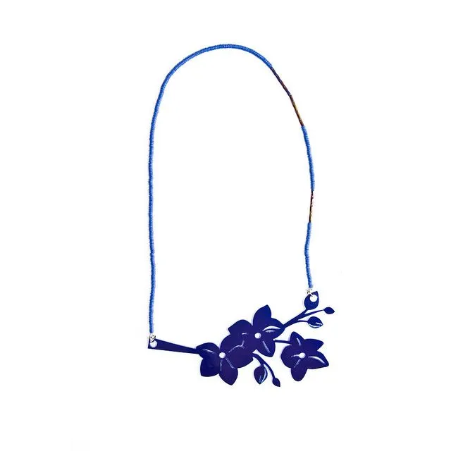 Dark Blue Flower Chain
