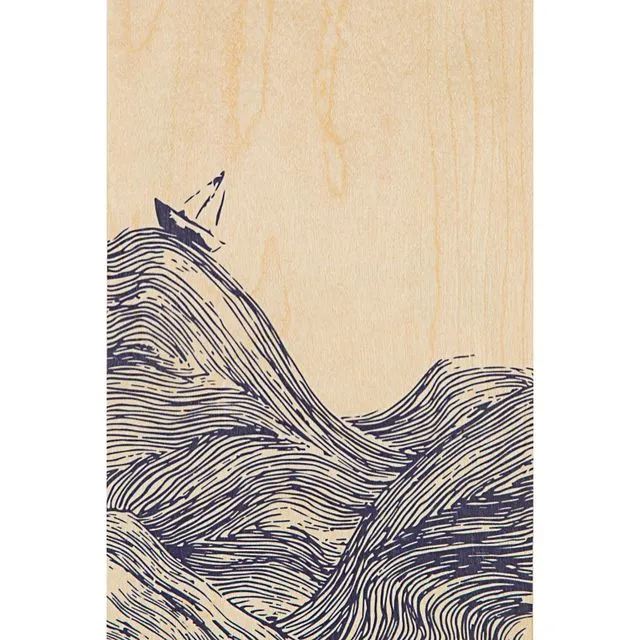 Wood postcard "Sea"