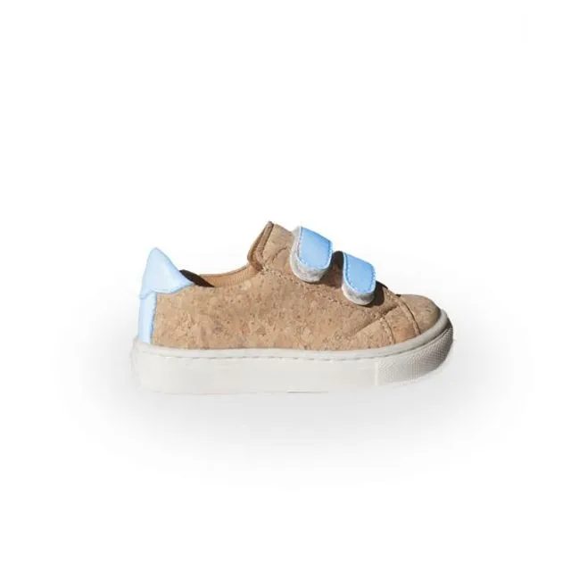 Kid Blue Velcro | Cork Shoes