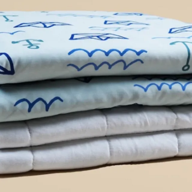 Blue Sailor Children's Weighted Blanket