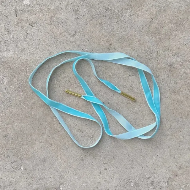 Velvet Shoelaces - Sea Blue -Case of 4