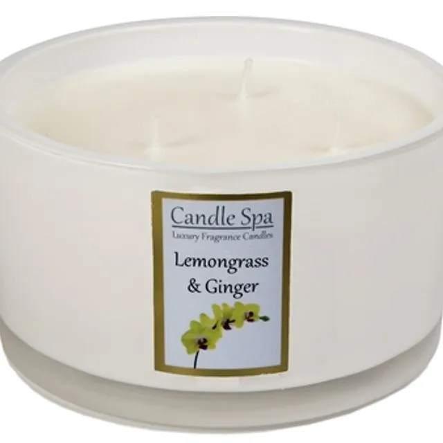 3-WICK CANDLE - LEMONGRASS & GINGER 50cl