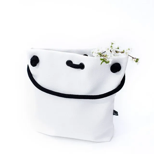 CLASSIC WHITE BAG-BACKPACK S size