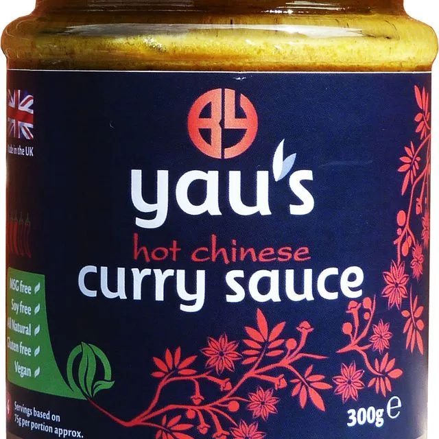 Yau's Hot Chinese Curry Sauce 300g