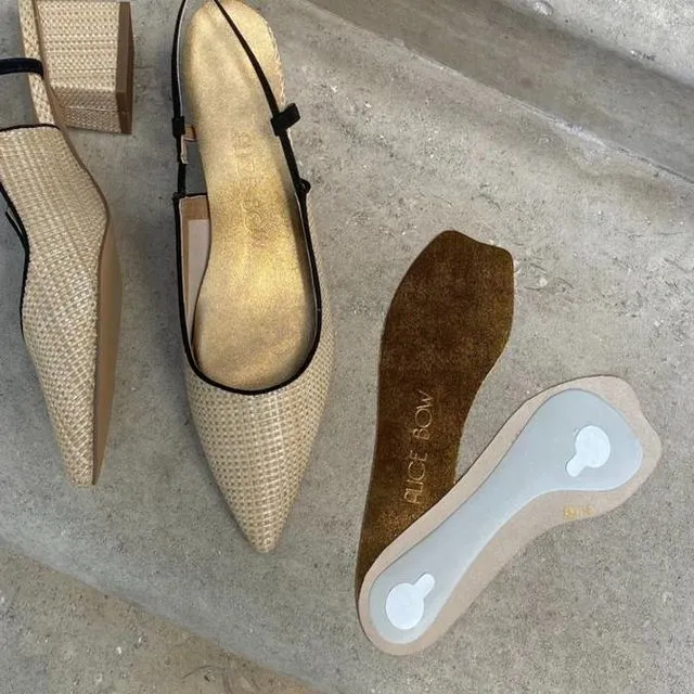 Insoles for High Heels -Bronze- Case of 6