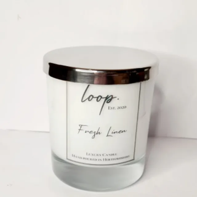 Fresh Linen Luxury Candle Regular