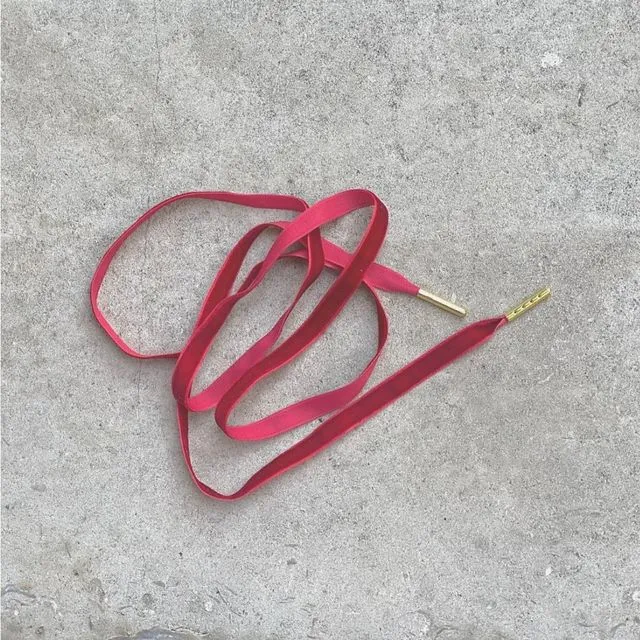 Velvet Shoelaces - Red Velvet Case of 4