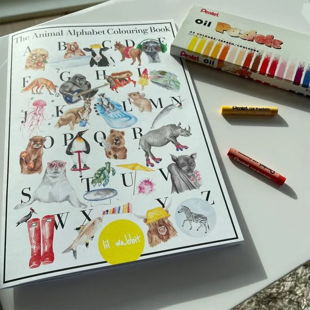The Animal Alphabet Colouring Book